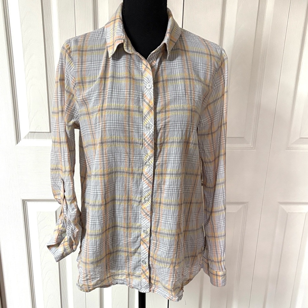 Maven West Plaid Button Up Shirt